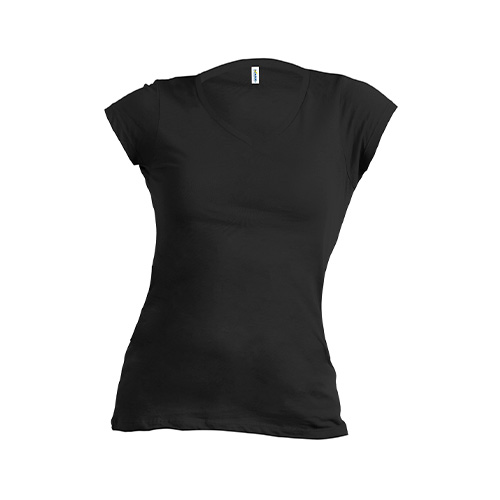 PLAYERA MAR CUELLO V DAMA MANGA CORTA - Vista 3